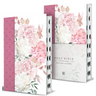 KJV Holy Bible, Giant Print Large Format, Hardcover Pink with Flowers with Ribbon Marker, Red Letter, and Thumb Index
