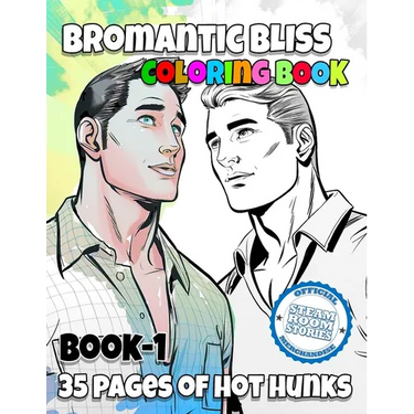Bromantic Bliss - Book 1: Adult Coloring Book