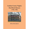 Loudoun County, Virginia Deed Book Abstracts, 1795-1796