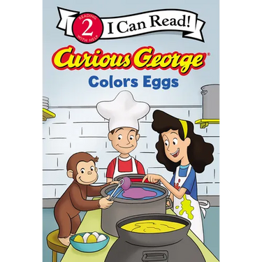 Curious George Colors Eggs