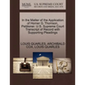 In the Matter of the Application of Homer G. Thomson, Petitioner. U.S. Supreme Court Transcript of Record with Supporting Pleadings