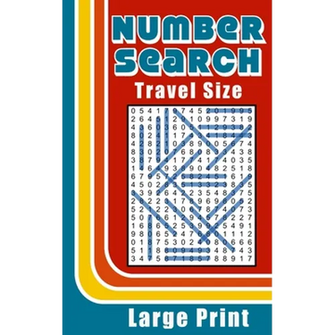 Number Search Travel Size: Large Print Puzzle Book