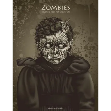 Zombie Coloring Book for Grown-Ups 1