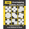 Overlapping Sudoku Puzzles Medium to Hard: 9 Different Multi-Sudoku Variants