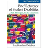 Brief Reference of Student Disabilities: ...with Strategies for the Classroom