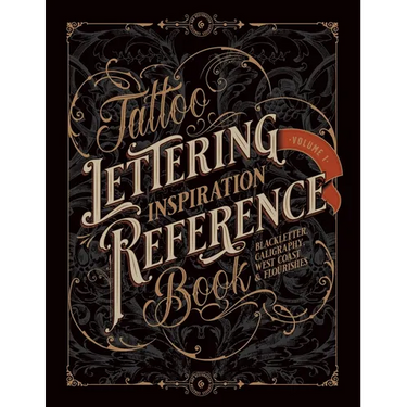 Tattoo Lettering Inspiration Reference Book