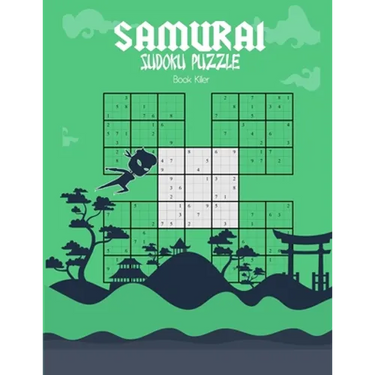 Killer Samurai Sudoku puzzle book: A fun way but effective to keep you brain in shape