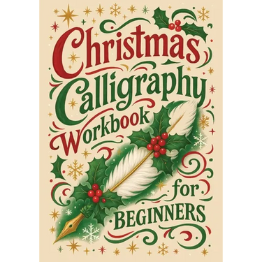 Christmas Calligraphy Workbook For Beginners: Festive Hand Lettering with Holiday Quotes and Creative Practice Pages