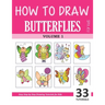 How to Draw Butterflies for Kids - Volume 1