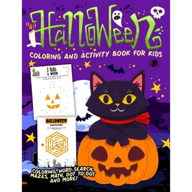 Halloween Coloring and Activity Book
