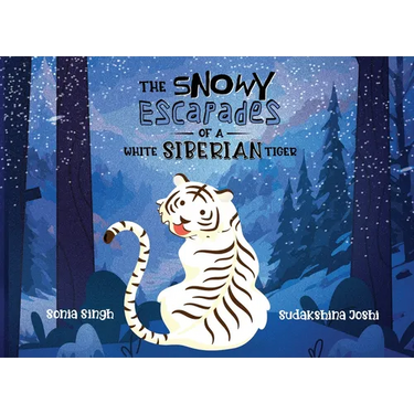 The Snowy Escapades of a White Siberian Tiger