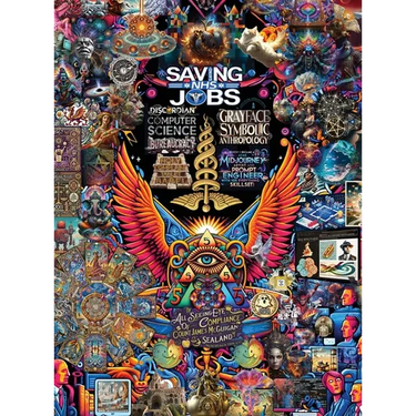 Saving NHS Jobs: Discordian Computer Science Bureaucracy - Grayface Symbolic Anthropology - Holy Complaint Tablet of Babel (or how I became a MidJourn
