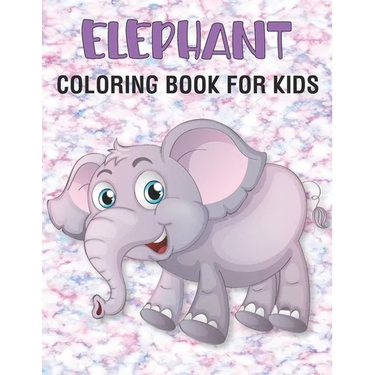 Elephant Coloring Book For Kids: 50 Unique Elephant Coloring Pages for Kids