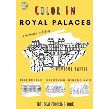 Royal Palaces Coloring Book