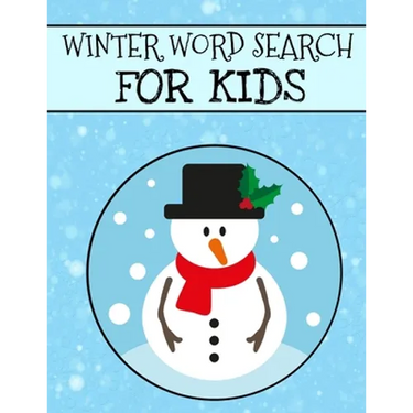 Winter Word Search For Kids: Christmas Word Search For Kids, Winter Word Search Puzzle Books, Holiday Large Print Puzzles