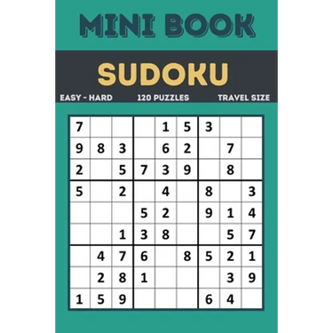 Sudoku Mini Book: Easy to Hard Sudoku Puzzles Book Sized For Travel, 120 Puzzles ( All levels ) Grids With Answers At The Back