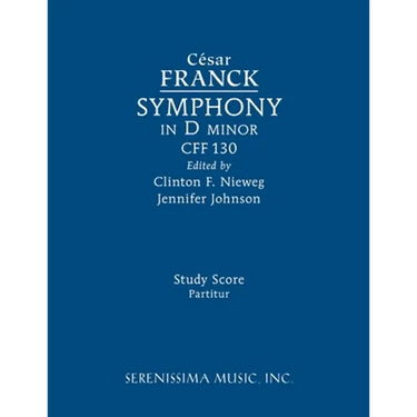 Symphony in D minor, CFF 130: Study score