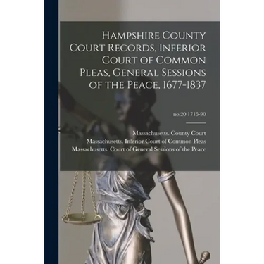 Hampshire County Court Records, Inferior Court of Common Pleas, General Sessions of the Peace, 1677-1837; no.20 1715-90