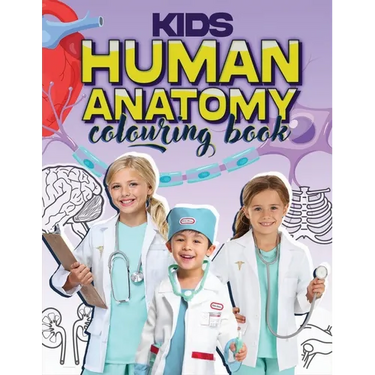 Kids Human Anatomy Colouring Book