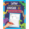 Letter Tracing Workbook Dinosaur - ABC Left Handwriting: Dino Practice Book for Left-Handed Preschoolers - Essential Writing Skills for Kindergarten a