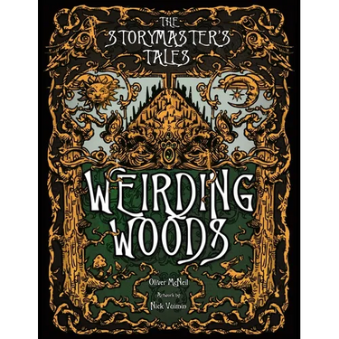 The Storymaster's Tales "Weirding Woods" Folklore Fantasy: Become a Hero in a Grimm Family tabletop RPG Boardgame Book. Kids and Adults Solo-5 Players