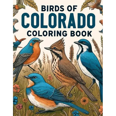 Birds of Colorado Coloring Book