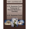 U.S. Supreme Court Transcript of Record McGuire V. Gerstley