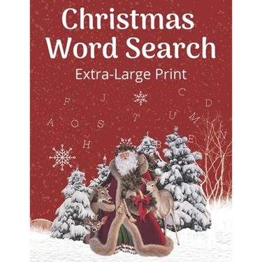 Christmas Word Search Extra-Large Print: Word Find Puzzle Book For Adults And Kids - Exercise Games Word Search Puzzles Activity Book with solutions -