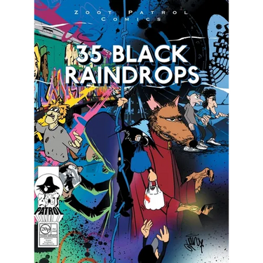 35 Black Raindrops