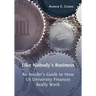 Like Nobody's Business: An Insider's Guide to How US University Finances Really Work