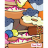 Donut-Book: donut and ice cream print cover