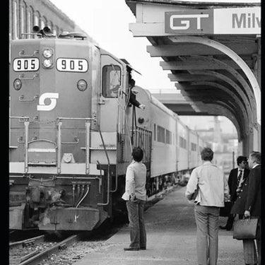 Passenger Train Photographs: Taken in Michigan and Ontario During the Last Quarter of the Twentieth Century - All in Black and White