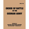 Order of Battle of the German Army, April 1943