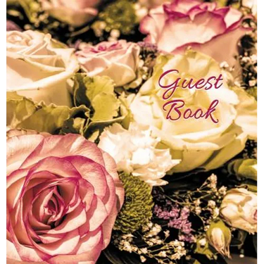 Wedding Guest Book (HARDCOVER) for Wedding Ceremonies, Anniversaries, Special Events & Functions, Commemorations, Parties.: BLANK Pages - no lines. 32
