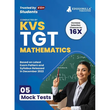 KVS TGT Mathematics Exam Prep Book 2023 (Subject Specific): Trained Graduate Teacher (English Edition) - 5 Mock Tests (Solved) with Free Access to Onl