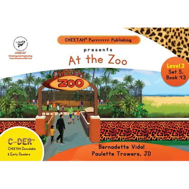 C-DER (Cheetah decodable & early readers) Set 5, book 43, At the Zoo