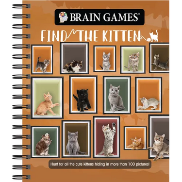 Brain Games - Find the Kitten: Hunt for All the Cute Kittens Hiding in 125 Pictures!