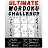 Ultimate Wordoku Challenge Can you do it?: 3000 Wordoku - Wordoku Puzzle Book for Adults - Easy - Medium - Hard - Very Hard - Extreme - Solutions at t
