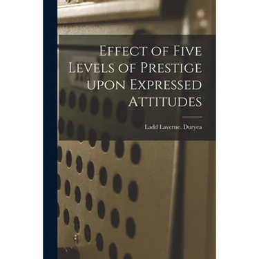 Effect of Five Levels of Prestige Upon Expressed Attitudes
