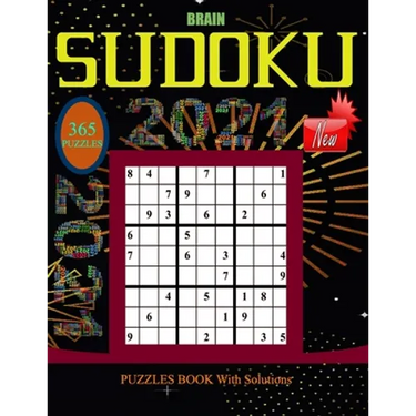 BRAIN SU DOKU PUZZLES BOOK With Solutions: Large Print Sudoku Puzzles Book for Seniors and Adults - Solvable Sudokus Puzzles Book for Adults - BRAIN S