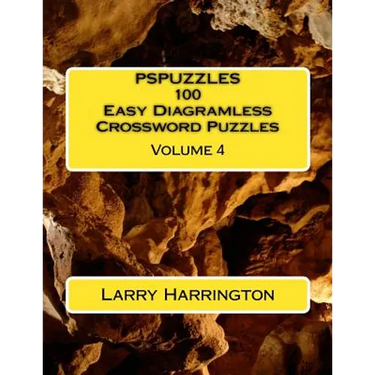 PSPUZZLES 100 Easy Diagramless Crossword Puzzles Volume 4