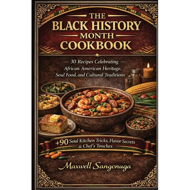 The Black History Month Cookbook: 30 Recipes Celebrating African American Heritage, Soul Food, and Cultural Traditions