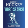 Hockey Word Search Large Print For Adults: Edition 1