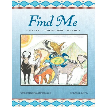 Find Me: A Fine Art Coloring Book - Volume 2