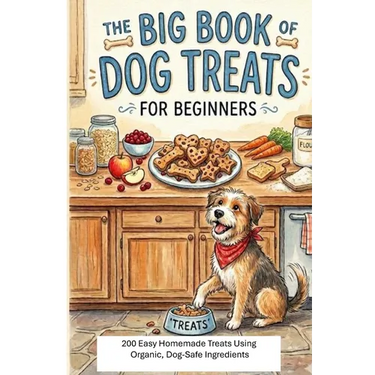 The Big Book of Dog Treats for Beginners: 200 Easy Homemade Treats Using Organic, Dog Safe Ingredients