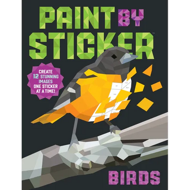 Paint by Sticker (Official): Birds: Create 12 Stunning Images One Sticker at a Time!