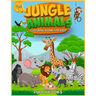Jungle Animals Coloring book for kids 4-8: The Perfect Activity book for children full of cute jungle animals. This Book provides hours of pure enjoy.