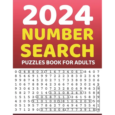2024 Number Search Puzzles Book for Adults: Number Search Puzzles for Adults Large Print, 1500+ Number to Find