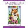 Splendid Shiba Inus: A Spitz Dog Colouring Book for Adults