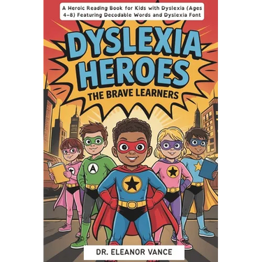 Dyslexia Heroes: The Brave Learners. A Heroic Reading Book for Kids with Dyslexia (Ages 4-8) Featuring Decodable Words and Dyslexia Font